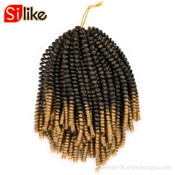 Afro Twist Kinky Marley Box Braiding Crochet Hair Bulk Passion Fluffy Synthetic Marley Braids Curly Hair Extension